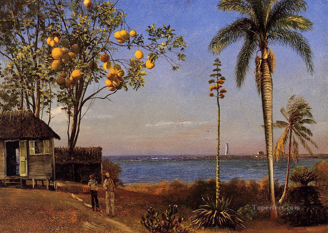バハマの眺め アルバート・ビアシュタット油絵